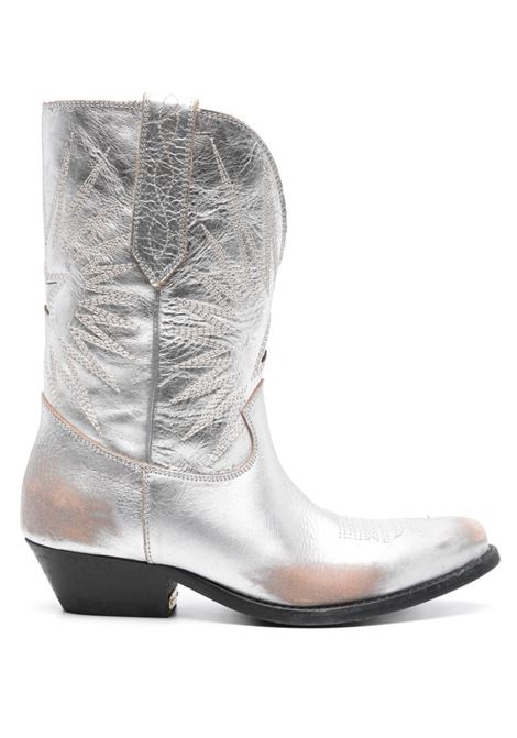 Stivali western in argento donna GOLDEN GOOSE divincenzoboutique